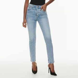 Aritzia Denim Forum The Yoko High Rise Slim Jeans